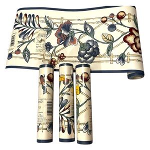 4 Rolls Vintage Borden Wallpaper Border English Manor Country Floral New 15' 90s